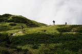 大山頂上間近