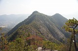 涸沢から見た竜王山